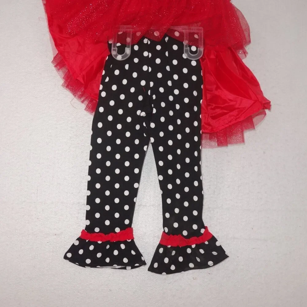 NEW Counting Daisies Christmas 2 Piece Outfit Rudolph Reindeer Girls 6